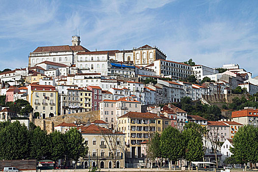 葡萄牙,可因布拉,顶端,山,第三,大学,欧洲,首都