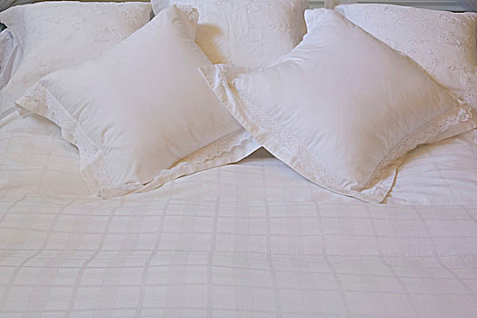 床,白色,床上用品,垫子