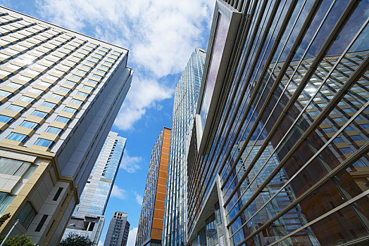 摩天大厦,现代城市建筑