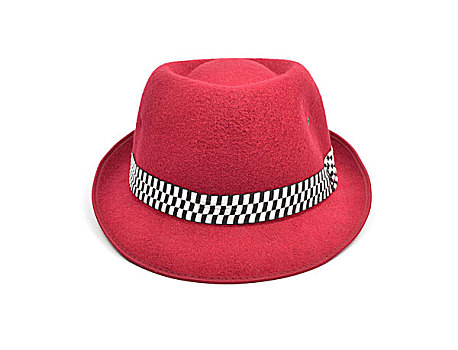 红色,帽子