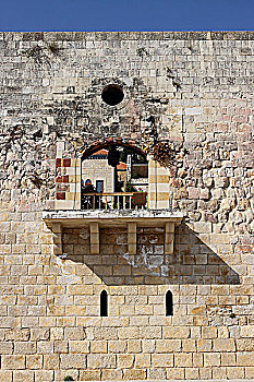 黎巴嫩古城堡阳台