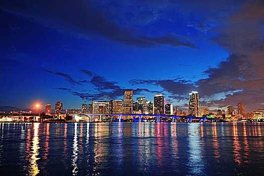 迈阿密,夜景