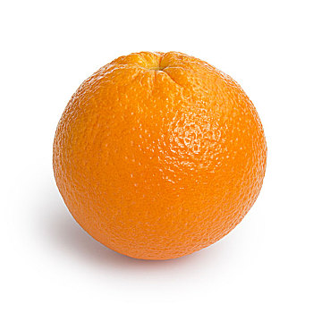 成熟,圆,橙色,隔绝,白色背景,背景