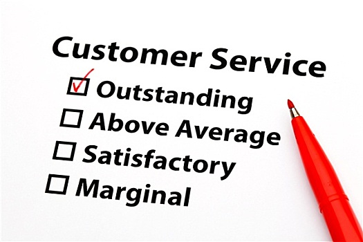 客户服务,表演,评估