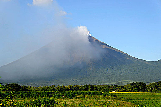 火山,尼加拉瓜,中美洲