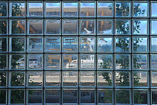 玻璃砖,建筑正面,机场,奥斯陆,挪威