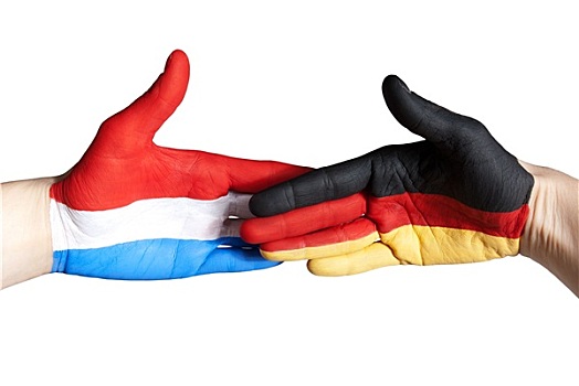 握手,德国,荷兰