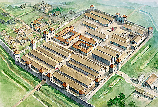 罗马,堡垒,世纪,艺术家