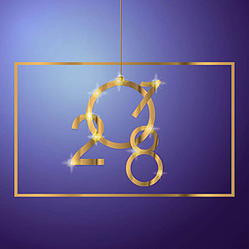 金色,新年快樂,圣誕節,邀請