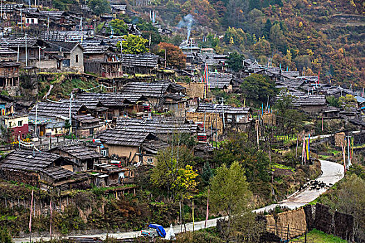 川西九寨沟县大录藏寨