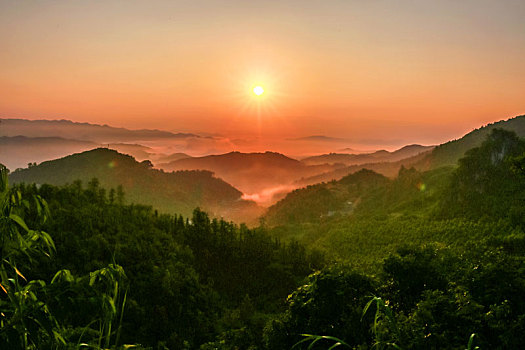 山村风光