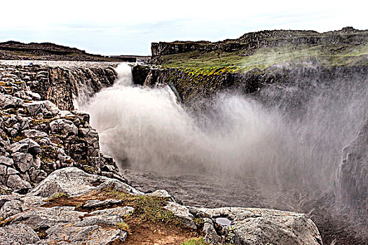 瀑布,冰岛,欧洲