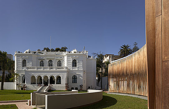 英国大使馆,阿尔及尔,阿尔及利亚,伙伴,殖民地,建筑,扭曲,木料