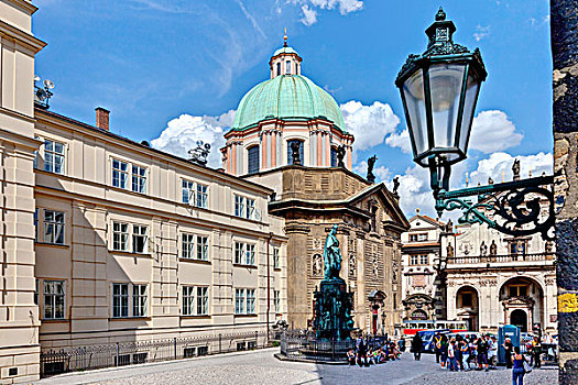 教堂,纪念建筑,帝王,布拉格,捷克共和国,欧洲