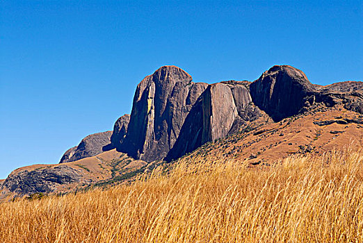 花冈岩,石头,国家,公园,马达加斯加,非洲