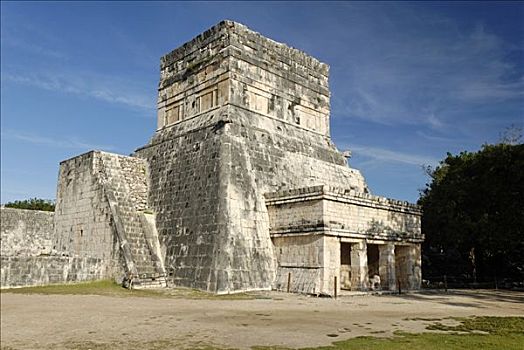 美洲虎,庙宇,玛雅,遗迹,奇琴伊察,新,尤卡坦半岛,墨西哥