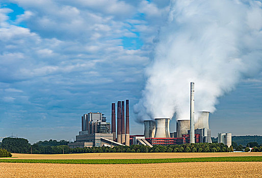 火力发电站,北莱茵威斯特伐利亚,德国,欧洲