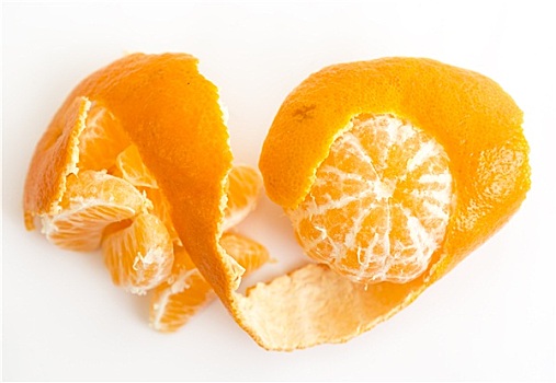 柑橘,去皮