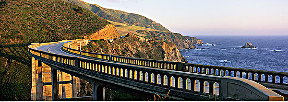桥,太平洋海岸公路,加利福尼亚