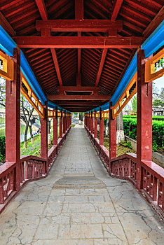 长廊,赵州桥,景区