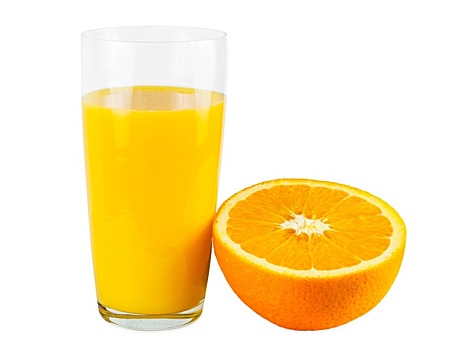橙汁,水果
