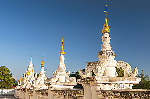 寺院,佛教,靠近,曼德勒