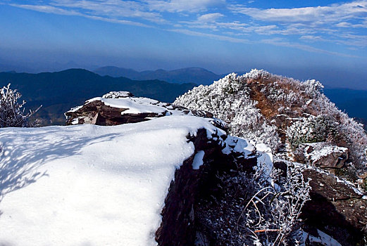普禅山雪景