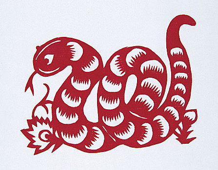 剪纸－十二生肖蛇
