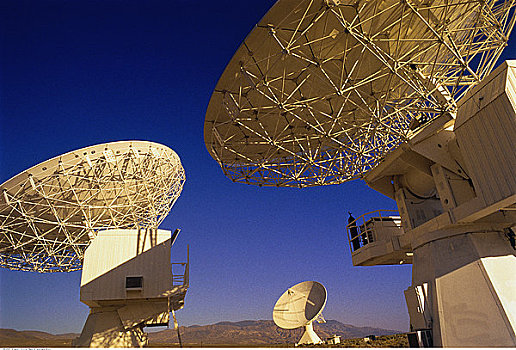 射电望远镜,山谷,无线电,观测,加利福尼亚,美国