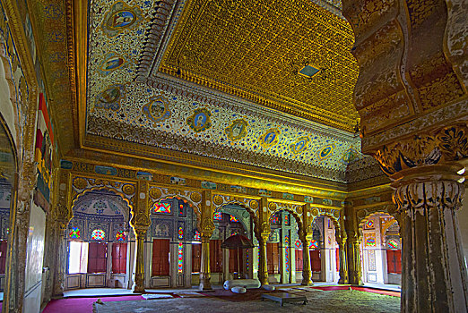 室内,梅兰加尔古堡,拉贾斯坦邦,印度