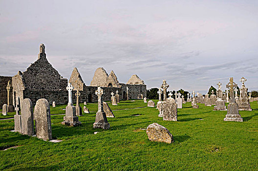 寺院,遗址,中部地区,爱尔兰,欧洲