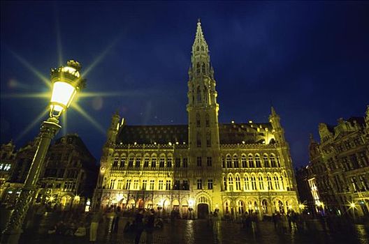 市政厅,大广场,布鲁塞尔,比利时