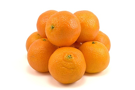 堆,新鲜,柑橘