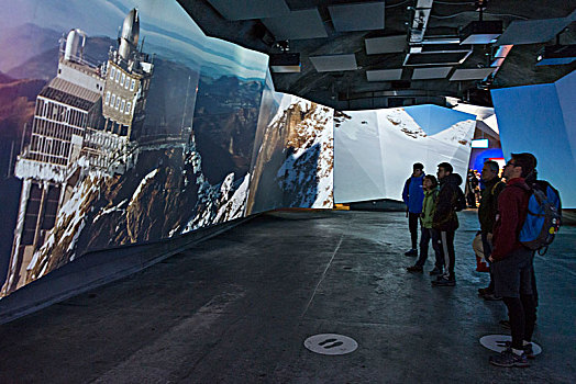 博物馆,少女峰,铁路,冰,宫殿,靠近,格林德威尔,伯尔尼阿尔卑斯山,伯恩高地,伯恩,瑞士