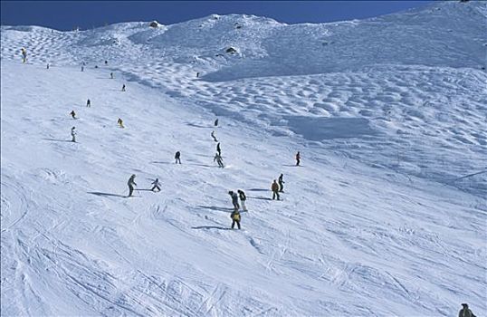 韦尔比耶,滑雪道