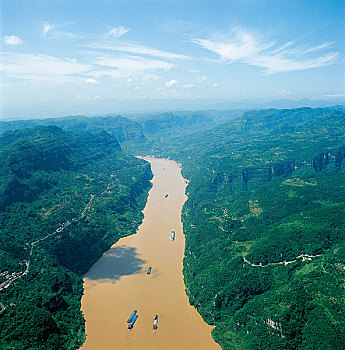长江西陵峡景观