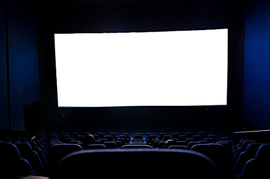 暗色,电影院,室内,屏幕,椅子