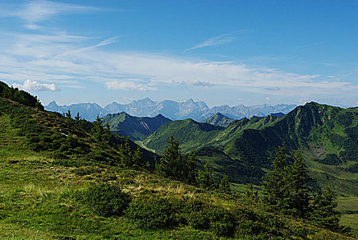 山景,靠近,奥地利