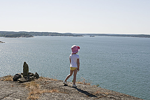 女孩,斯德哥尔摩群岛,瑞典
