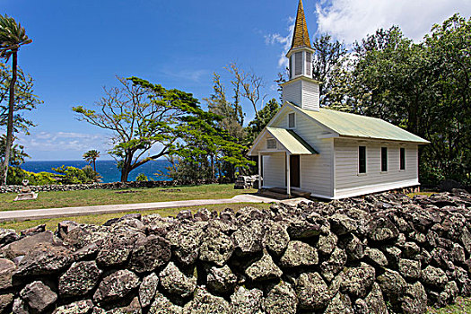 教堂,半岛,莫洛凯岛,夏威夷
