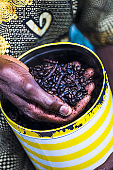 咖啡豆,味道,胡椒,特制咖啡,塞内加尔