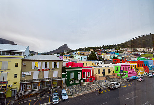 南非开普敦卓山彩色房子
