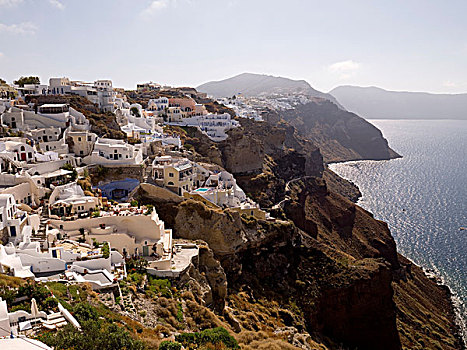景色,爱琴海,锡拉岛,希腊