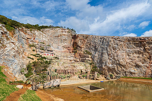 矿坑公园汤山美景图片图片