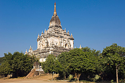 甲大帕林神庙,老,蒲甘,异教,缅甸,亚洲