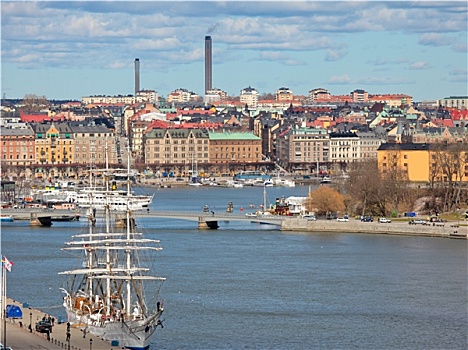 航拍,斯德哥尔摩,瑞典