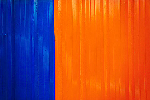 光泽,涂绘,表面,墙壁,色彩,橙色,蓝色