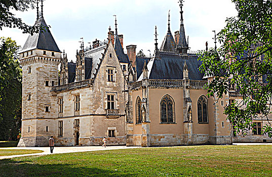 法国,中心,卢瓦尔河谷,18世纪,城堡