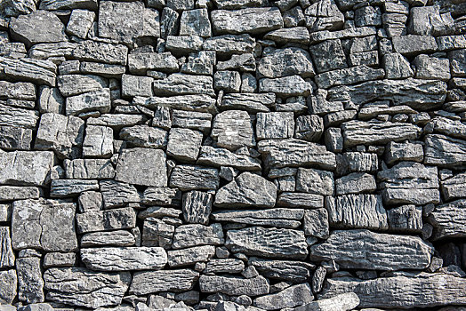 石墙,暗褐色,铁器时代,历史,堡垒,伊尼什莫尔岛尔,阿伦群岛,戈尔韦郡,爱尔兰