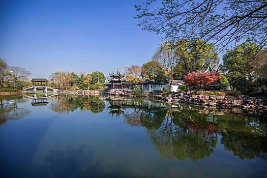 杭州西溪高庄秋景